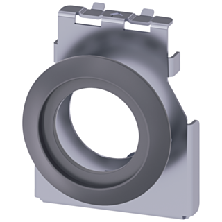 Adapter for actuator and indicator, 22/30.5 mm, metal, matt, with seal