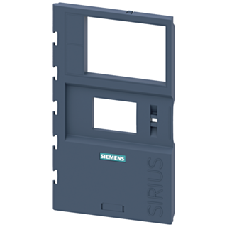 Spring flap with cutout for HMI module High Feature for 3RW55/52