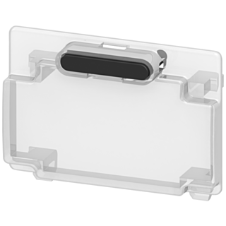 Sealable cover for contactors size S0 to S12 protection against