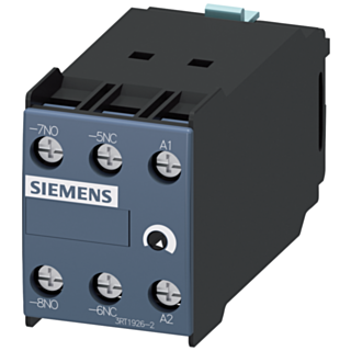 Auxiliary switch time range 0.05-1 s, 24 V DC