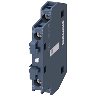 Auxiliary contact block, lateral, for 3RT135, 3RT136, 3RT137, 1 NO + 1 NC, screw terminals
