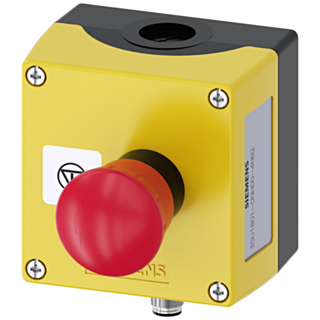 Enclosure for command devices, 22 mm, round