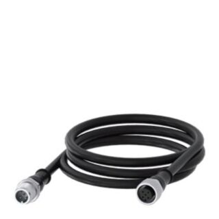Accessories: Connecting cable 1 m, M12 socket 8-pole at one end, and M