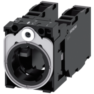 Holder for 3 modules, metal, 1 NO + 1 NC, 1 NO + 1 NC