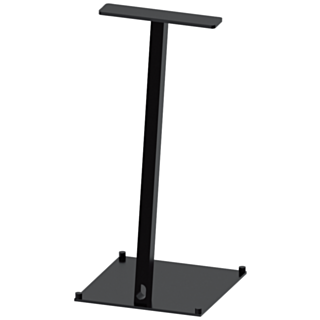Stand for two-hand operation console, with cable cut-outs