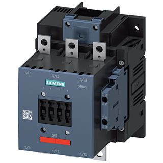 Contactor, AC-3e, 150 A/75 kW/400 V, 3-pole, 23-26 V AC/DC, 2 NO+2 NC, connection bar/screw terminal
