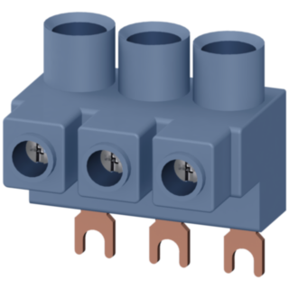 3-phase feed-in terminal, for 3-phase busbars