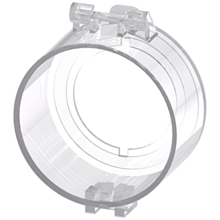 Sealable cap for selector switches, short, 30 mm, clear