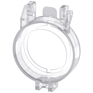 Sealable cap for pushbuttons, flat, 30 mm, clear