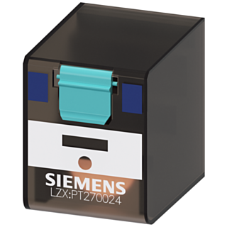 Plug-in relay, 2 change-over contacts 24 V DC, also for LZS sockets