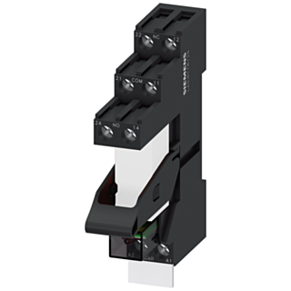 Plug-in relay complete unit 24 V DC, 1 CO, LED module red base