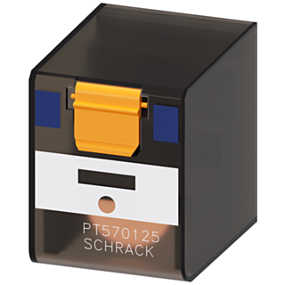 Plug-in relay, 4 CO contacts, 125 V DC, 6 A, width 22.5 mm, for LZS base