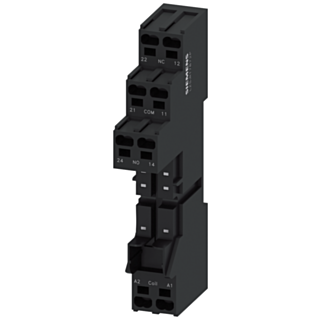 Plug-in base for mounting, safe separation plug-in terminal (push in)