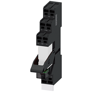 Plug-in relay complete unit 24 V DC, 1 CO, LED module red base