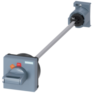 Door-coupling rotary operating mechanism for circuit breaker, S00...S3, 330 mm shaft black