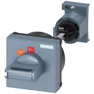 Door-coupling rotary operating mechanism for circuit breaker, S00...S3, 130 mm shaft black