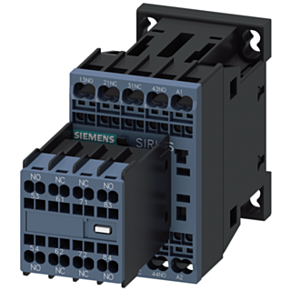 Contactor relay, 4 NO+4 NC, 230 V AC, 50/60 Hz, S00, spring-loaded terminal
