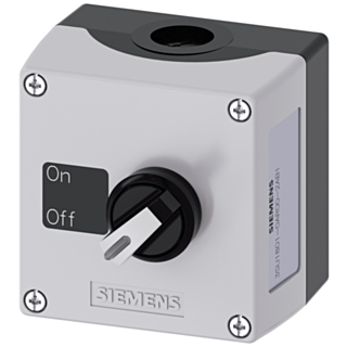 Enclosure for command devices, 22 mm, round