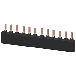 3-ph. busbar for 4 circuit breakers S2 modular spacing: 55 mm