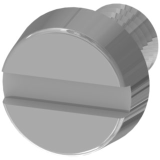 Grounding screw for metal holder, grounding of metal actuators during installation