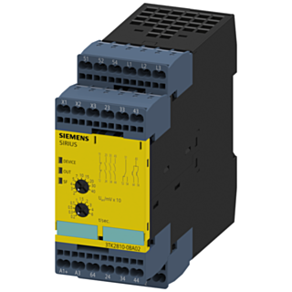 Safety switching device safety-oriented standstill monitoring, 24 V DC, 45 mm