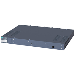 SCALANCE XR324-12M managed L2 switch, 12x media bays, rear ports, 24 V DC