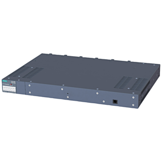 SCALANCE XR324-12M managed L2 switch, 12x media bays, rear ports, 230 V AC
