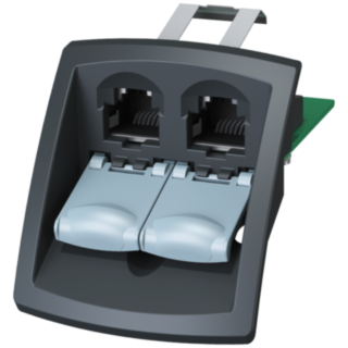 Insert 2 FE for Modular Outlet