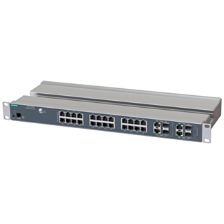 SCALANCE XR328-4C WG, managed L2 switch, 28x RJ45, 4x combo ports, 230 V AC