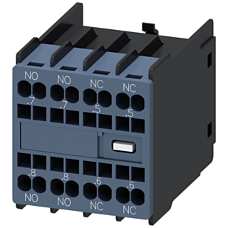 Auxiliary switch 22U, 2 NO+2 NC current paths: 1 NO, 1 NO, 1 NC, 1 NC