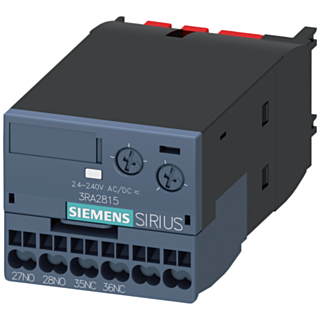 Auxiliary switch, electron. delayed, OFF-delay without auxiliary voltage