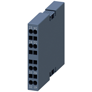 Solid-state compatible auxiliary switch lateral, current paths: 1 NO, 1 NC
