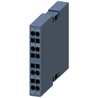 Solid-state compatible auxiliary switch lateral, current paths: 1 NO, 1 NC