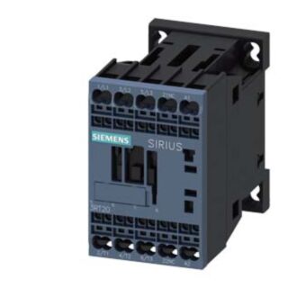 power contactor, AC-3e/AC-3, 12 A, 5.5 kW / 400 V, 3-pole, 400 V AC, 5