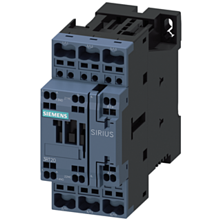 Contactor, AC-3e, 25 A/11 kW/400 V, 3-pole, 24 V DC, 1 NO+1 NC, spring-type terminal