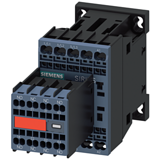 Contactor, AC-3e, 7 A/3 kW/400 V, 3-pole, 24 V DC, 2 NO+2 NC, spring-type terminal