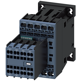 Contactor relay, 4 NO+4 NC, 110 V AC, 50/60 Hz, S00, spring-loaded terminal