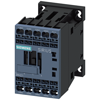 Contactor relay, 3 NO+1 NC, 24 V DC, S00, spring-loaded terminal