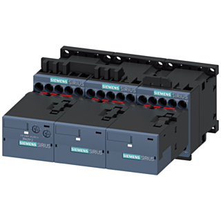 Contactor assembly for star-delta (wye-delta) start with AS-i AC3, 7.5 kW/400 V 24 V DC, 3-pole S00