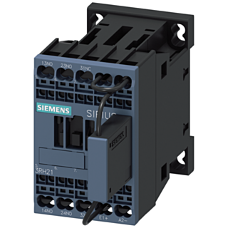 Contactor relay, 2 NO+1 NC, 24 V DC, S00, spring-loaded terminal, with suppressor diode
