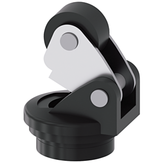 Actuator head for position switch 3SE51/52 roller lever, shape E, metal lever