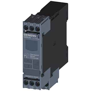 Monitoring relay, digital for 3-phase supply voltage for IO-Link AC50 to