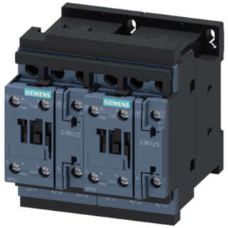 Reversing contactor assembly AC-3, 18.5 kW/400 V 110 V AC, 50/60 Hz, 3-pole S0