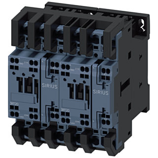Reversing contactor assembly AC-3, 18.5 kW/400 V 110 V AC, 50/60 Hz, 3-pole S0