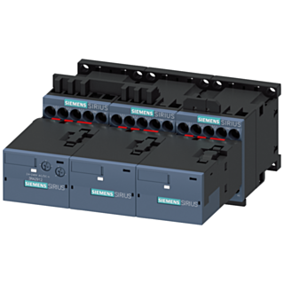 Contactor assembly for star-delta (wye-delta) start AC3, 11 kW/400 V 24 V AC, 50/60 Hz, 3-pole S00
