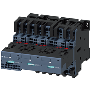 Contactor assembly for star-delta (wye-delta) start with IO-Link AC3, 11 kW/400 V 24 V DC, 3-pole S0
