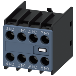 Auxiliary switch 11U, 2 NO+2 NC current paths: 1 NO, 1 NC, 1 NC, 1 NO