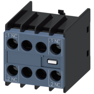Solid-state compatible auxiliary switch 2 NC, current paths: 1 NC,--,--, 1 NC