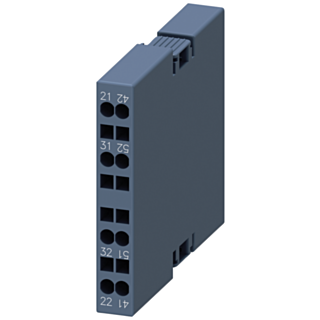 Auxiliary switch lateral, 2 NC, current paths: 1 NC, 1 NC, for motor contactors