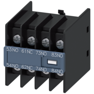 Auxiliary switch, 3 NO+1 NC, current path 1 NO, 1 NC, 1 NO, 1 NO, for contactor relays, S00